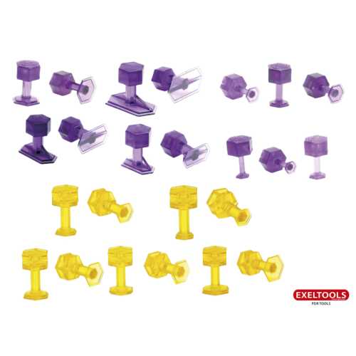 KECO - Dent Reaper Dead Center Variety - Pack Purple & Gold Hex Tabs