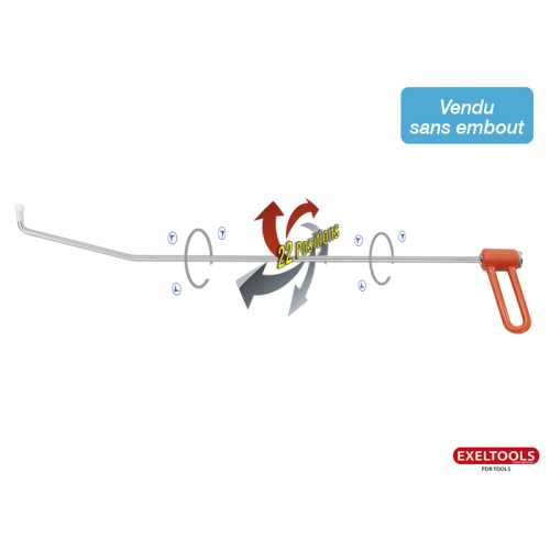 Barre Inox 22 positions indexable 360°