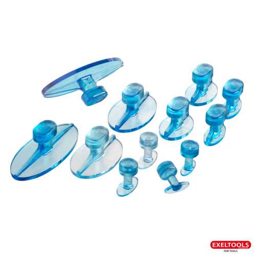 Pack de 12 ventouses assorties ICE Ovales